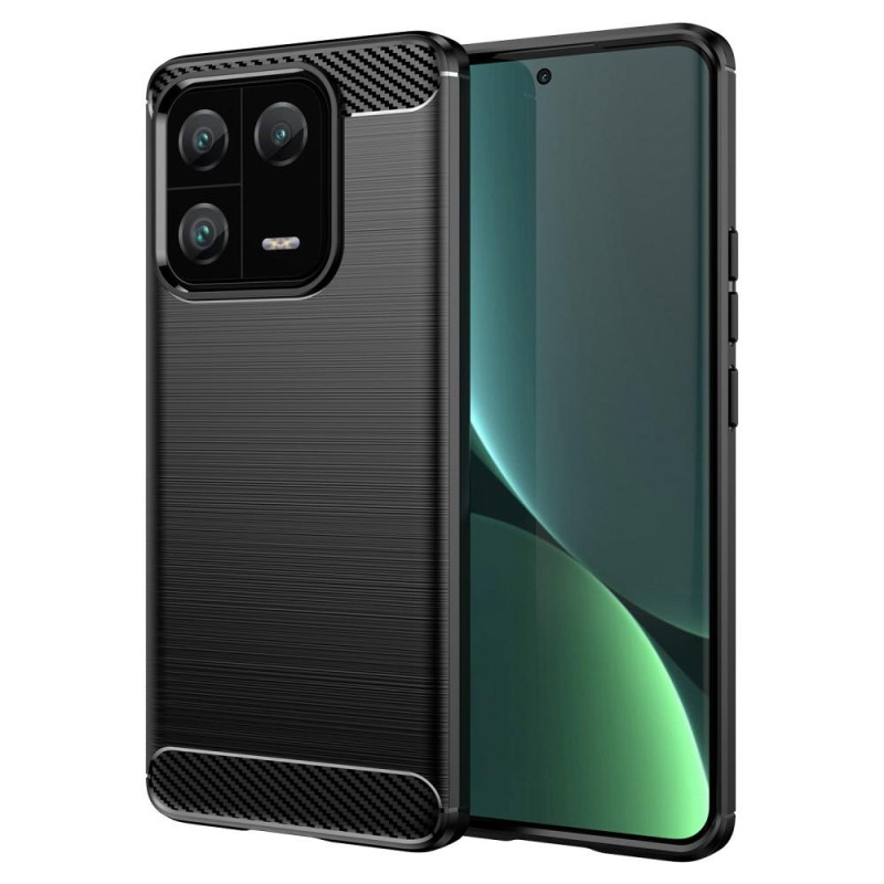 Til Xiaomi 13 Pro 5G Karbonfiber TPU Deksel - Svart