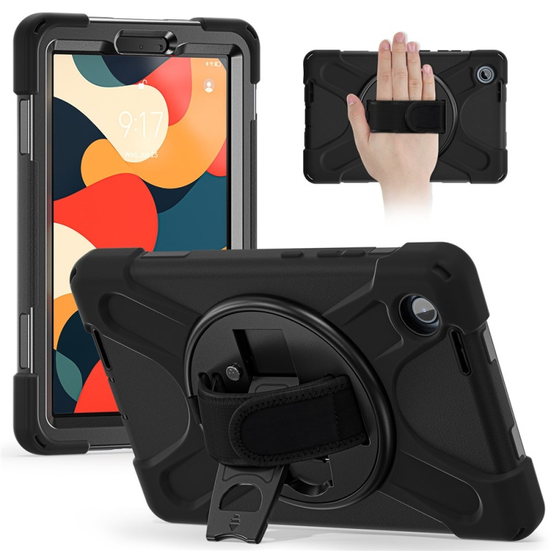 Til Lenovo Tab One Etui stativ PC+Silikone Håndrem Tablet Beskyttelse