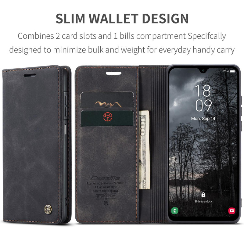 CASEME Lommebok-deksel Samsung Galaxy A17 5G - Svart