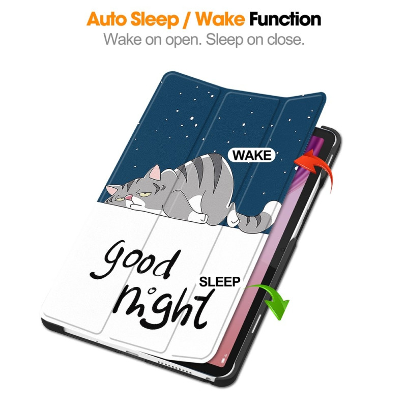 For Lenovo Tab One Trifold Stand Cover - Cat