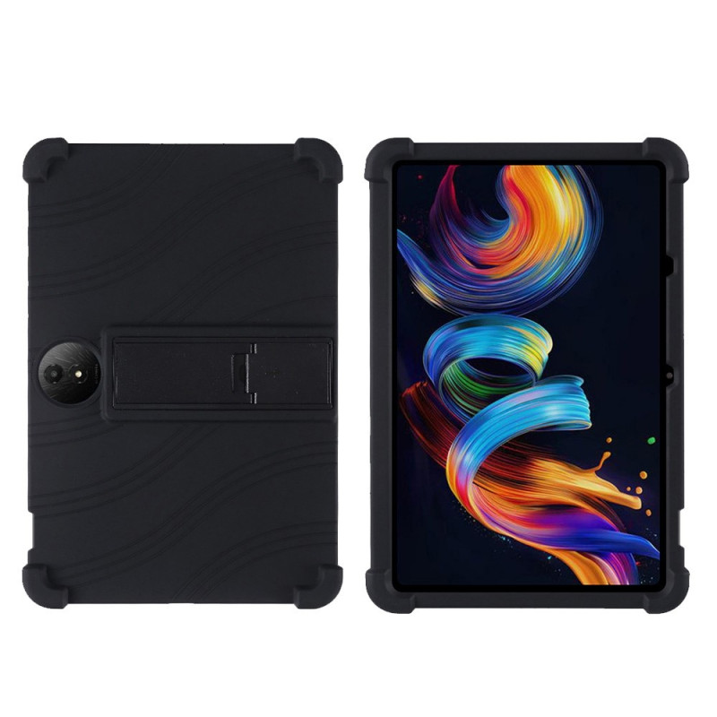 For TCL NxtPaper 11 Plus Soft Silicone Protective Tablet Case Cover - Black