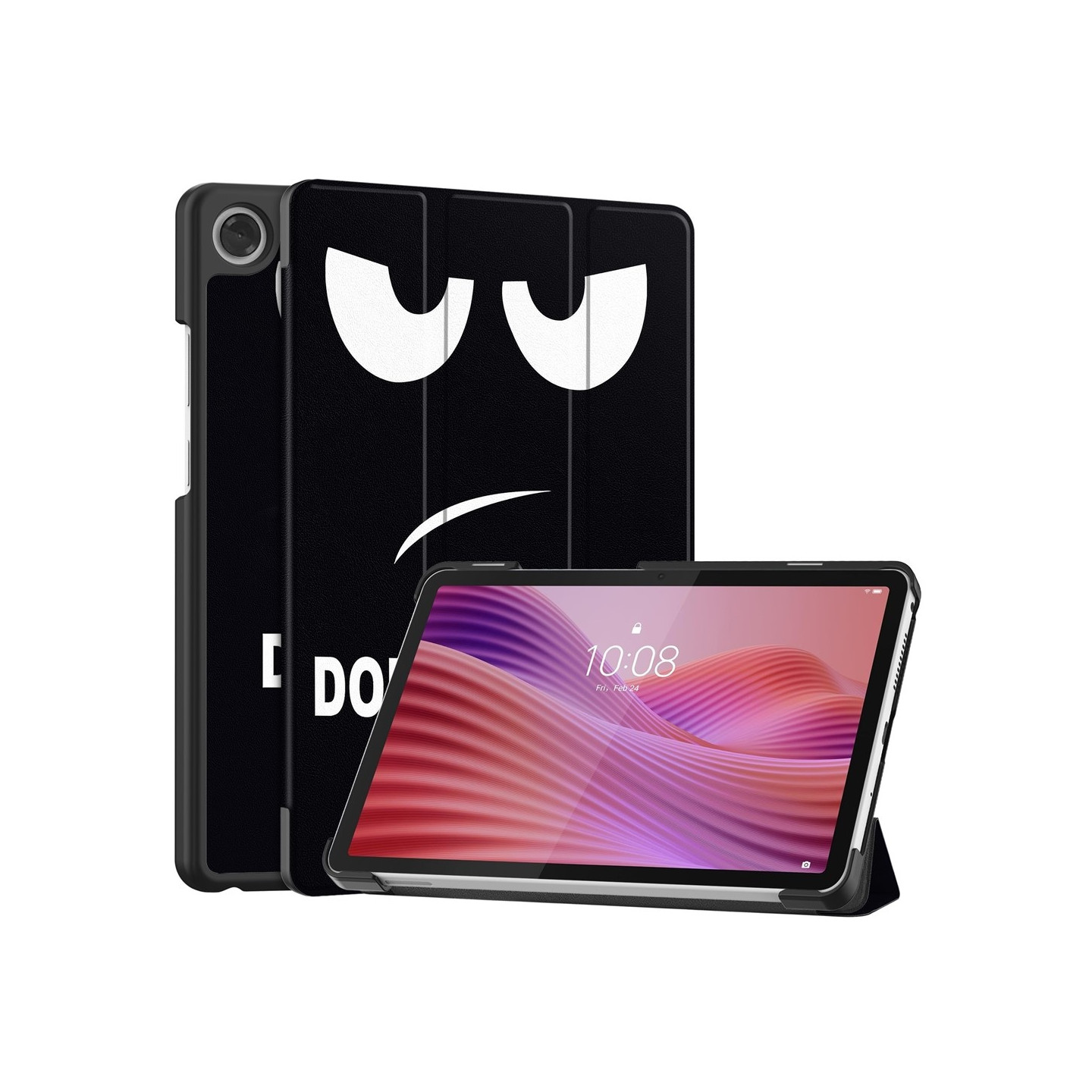 Tri-fold Veske til Lenovo Tab One - Don't Touch Me