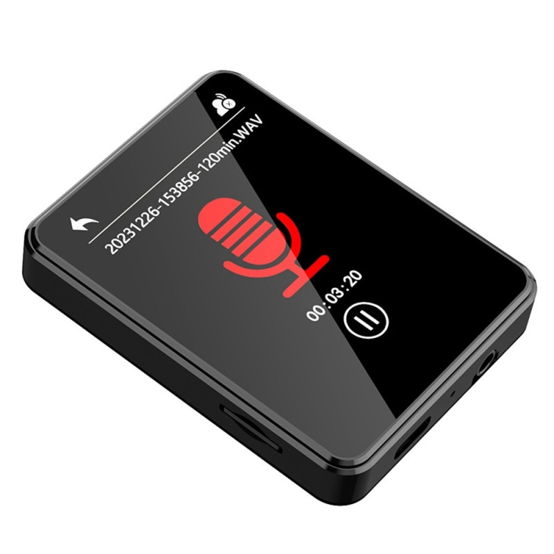 2,4" berøringsskjerm MP4-spiller Bluetooth FM-radio videospiller inkl. 64 GB minnekort