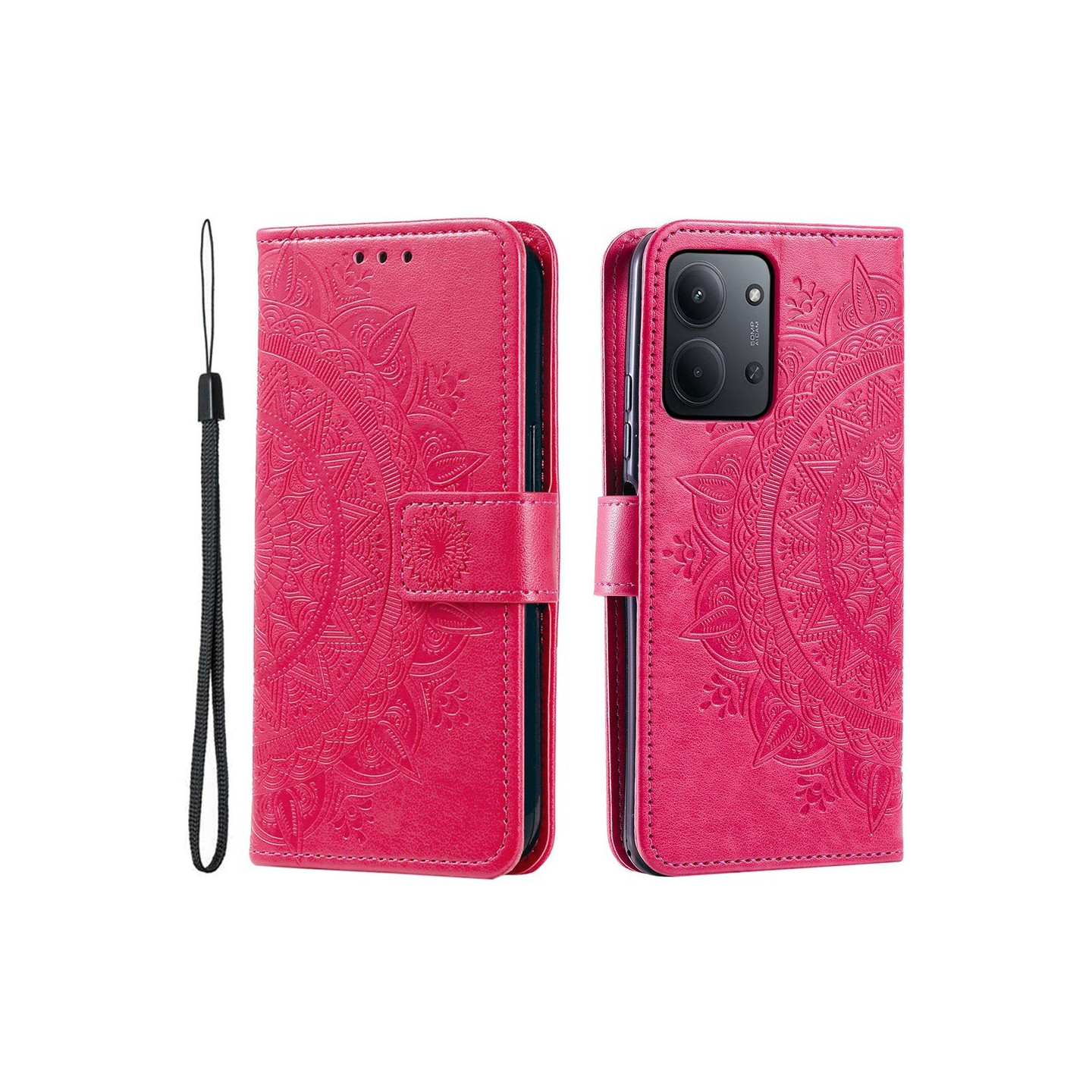 Til Xiaomi Redmi 15C Stand Cover Totem Tegnebogsetui