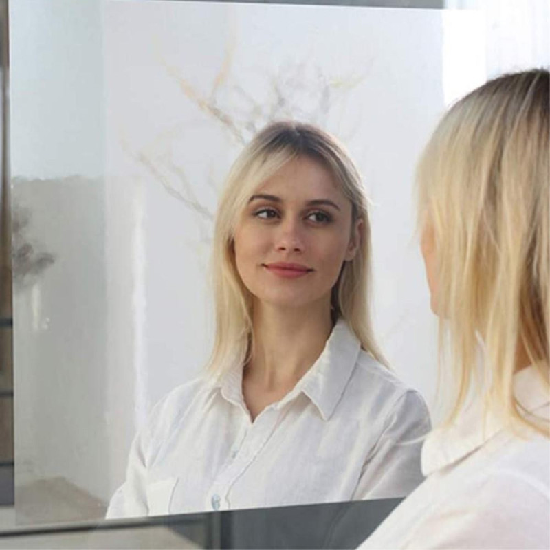 Speil 50x100 cm Selvklebende speilklistremerke Veggdekorasjon