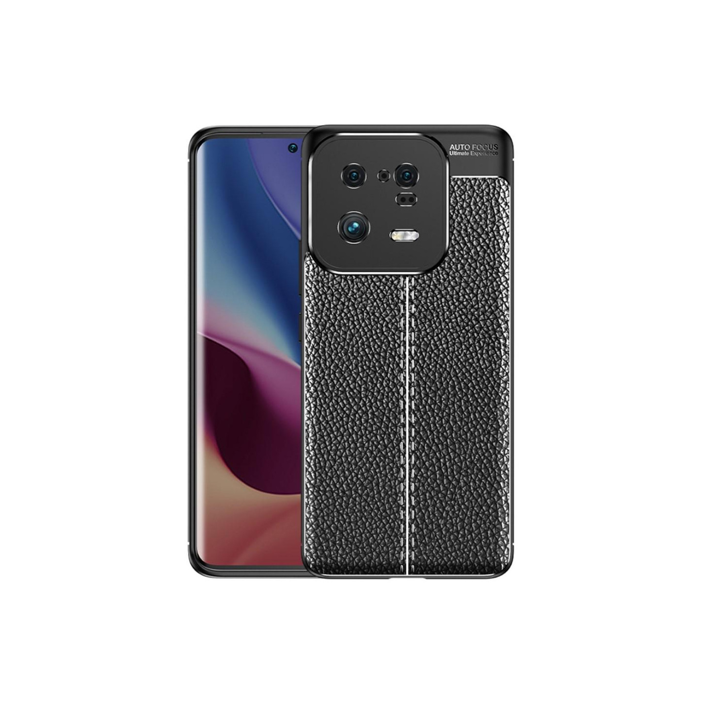 Litchi Case TPU - deksel til Xiaomi 13 Pro 5G - Svart