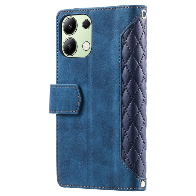 For Xiaomi Redmi 15C  Zipper Wallet Case Rhombus Phone Cover