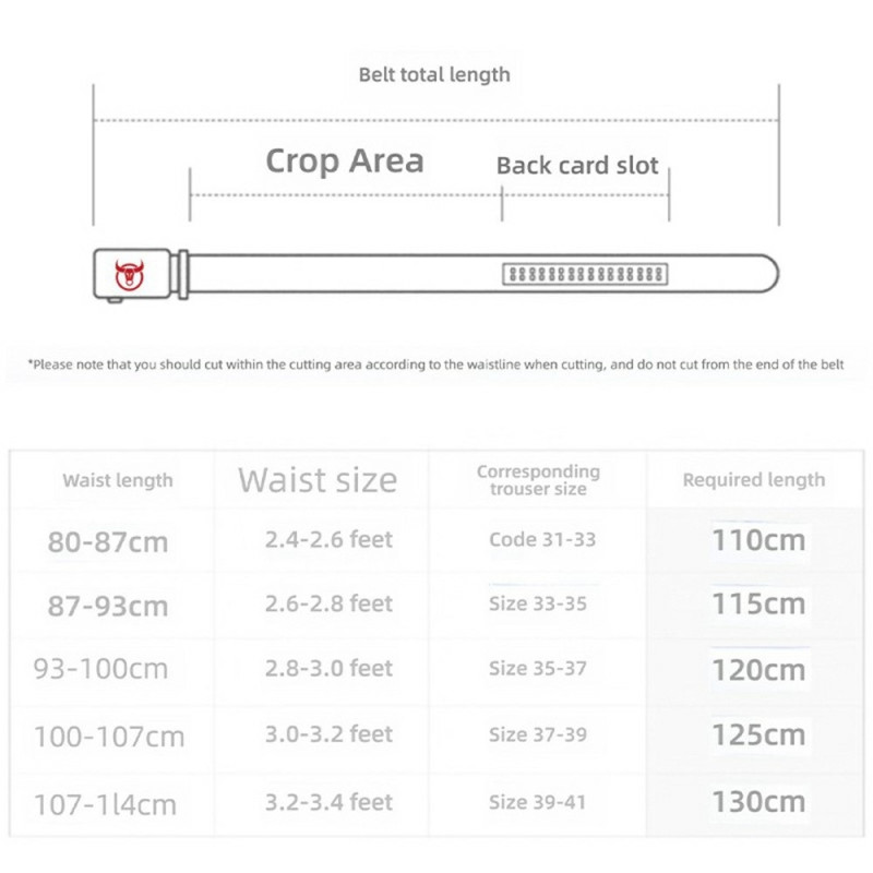 BULLCAPTAIN 130cm bælte i talje med automatisk spænde i kohud, anløben