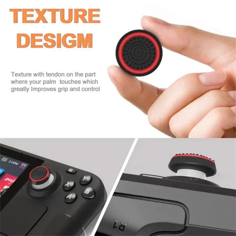 4 stk. tommelfingergreb fingergrebsbeskyttere til Sony PlayStation 5 / 4 / 3