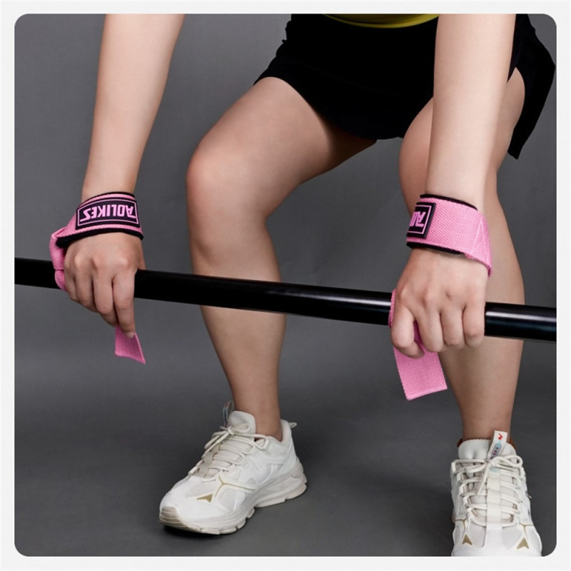 2 stk. løftestropper for styrketrening, vektløfting, markløft, pull-ups, håndleddsstøtte