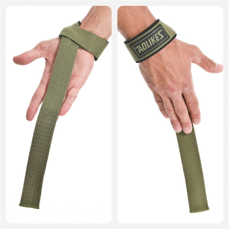2 stk. løftestropper for styrketrening, vektløfting, markløft, pull-ups, håndleddsstøtte