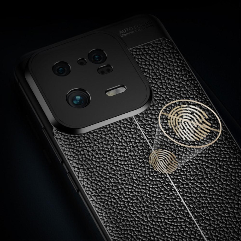 Litchi Case TPU - deksel til Xiaomi 13 Pro 5G - Svart