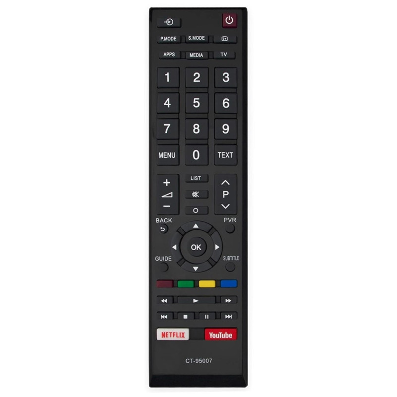 Fjärrkontroll Ersättning för CT-95007 För Toshiba TV