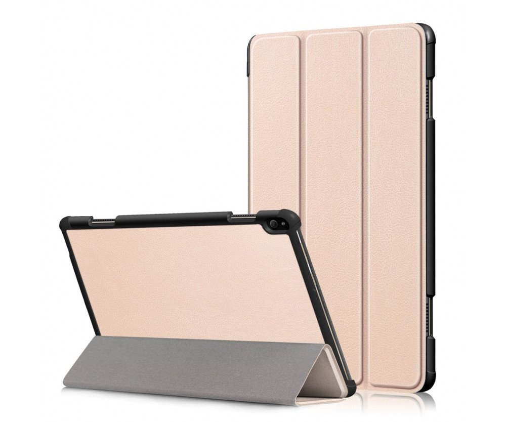 Tri-fold Fodral till Lenovo Tab P10 - Guld