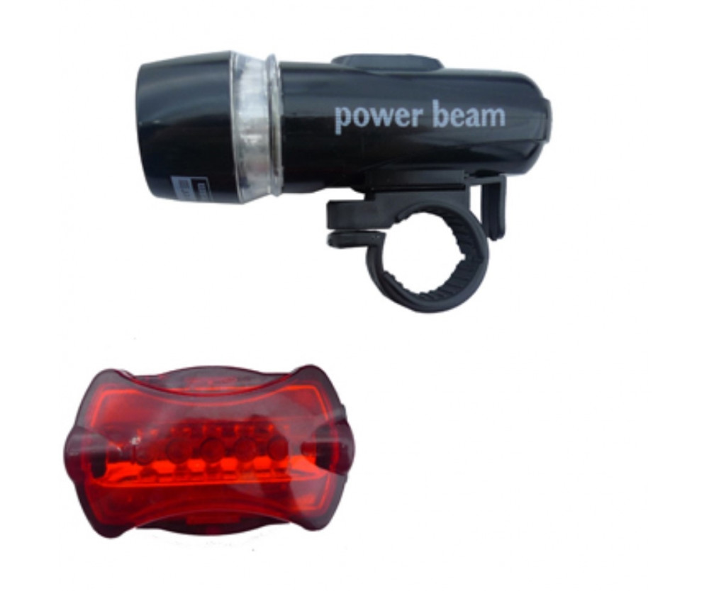 Vattentäta LED cykellampor fram och bak