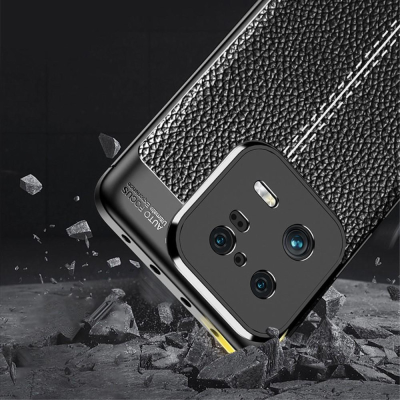 Litchi Case TPU - deksel til Xiaomi 13 Pro 5G - Svart