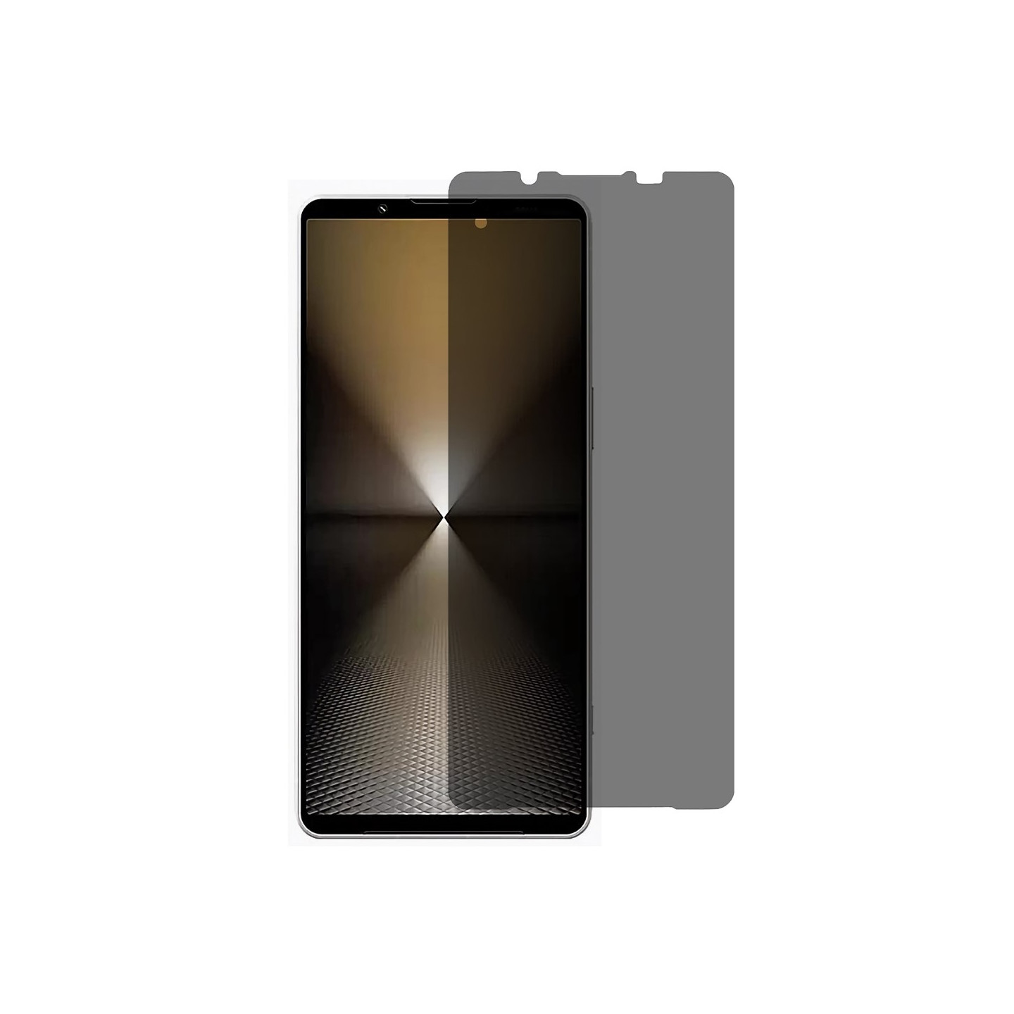 För Sony Xperia 1 VII Anti-Spy Härdat Glas 360° Integritetsskydd 0,25 Arc Skärmskydd