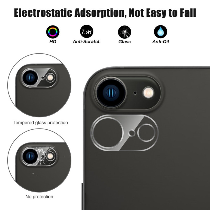 iPhone 17e / 16e Kameran Linssinsuojus Arc Edge Läpinäkyvä Karkaistu Lasi