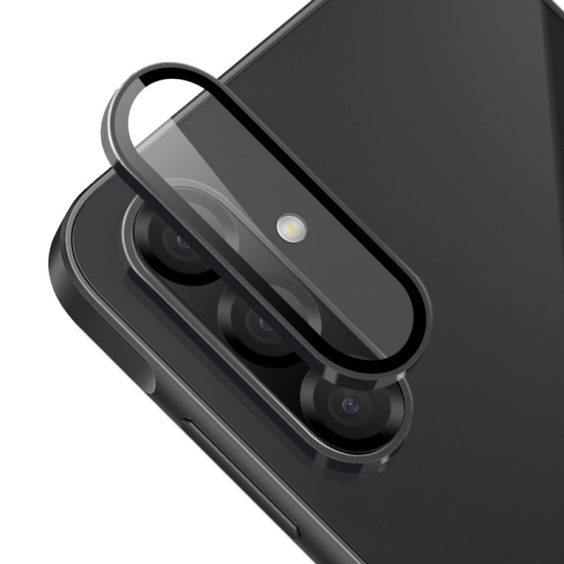 Til Samsung Galaxy A26 5G Kameralinsebeskytter ENKAY Metallring Linsefilm - Svart