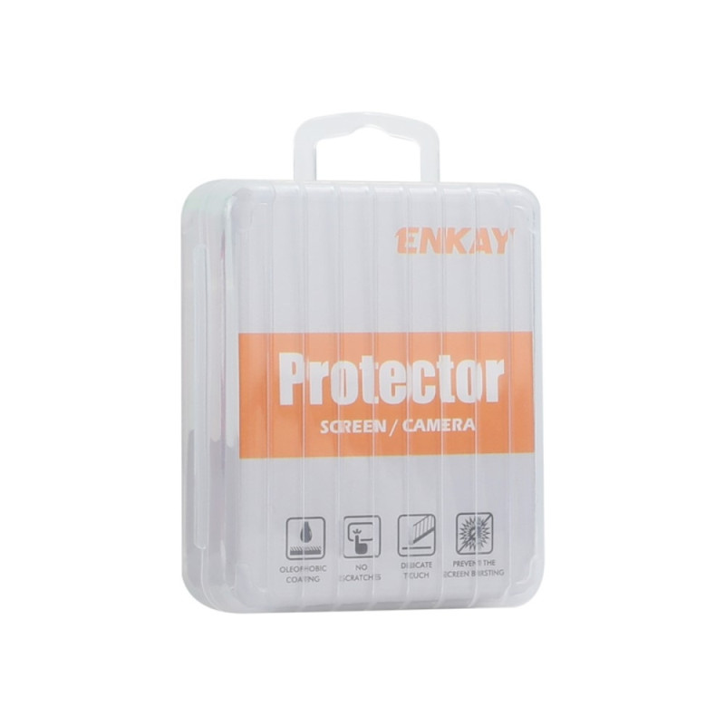 For Samsung Galaxy A26 5G Camera Lens Protector ENKAY Metal Ring Lens Film - Black