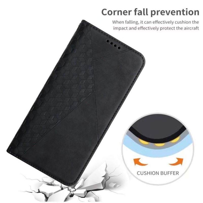 Xiaomi 13 Wallet Cover Phone Case with Strap - Black