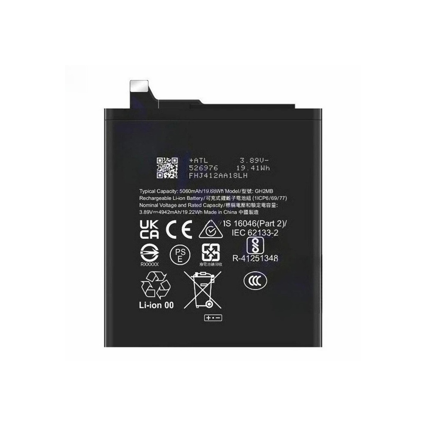 Batteri til Google Pixel 9 Pro XL 3,89V 5060mAh Li-Polymer GH2MB