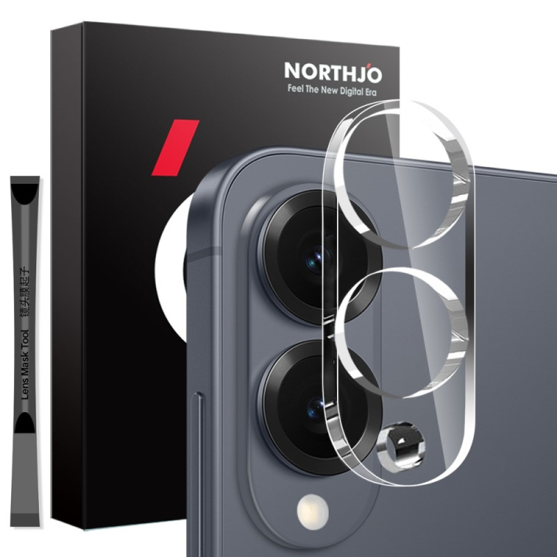 NORTHJO For Samsung Galaxy S25 Edge Tempered Glass Camera Lens