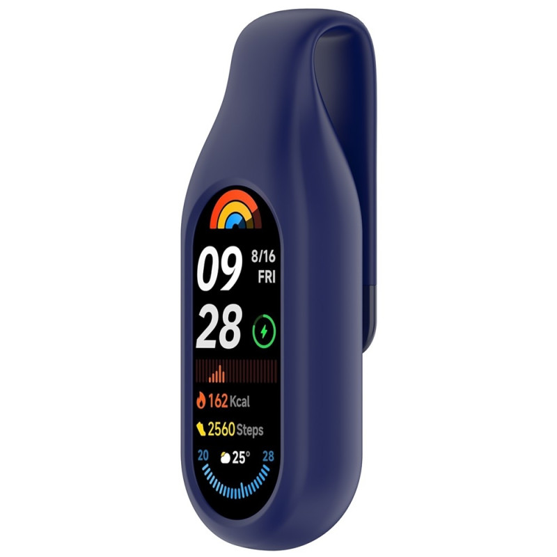 Til Xiaomi Smart Band 10/9/8 Etui Smart Watch Silikone Beskyttelsesholder - Blå