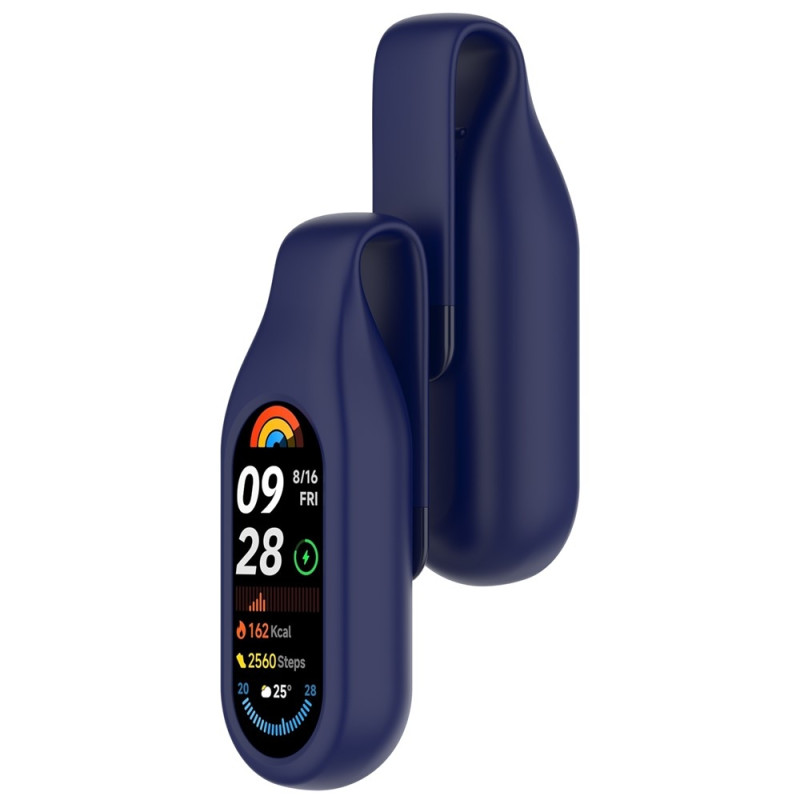 Til Xiaomi Smart Band 10/9/8 Deksel til Smartklokke med Silikonbeskyttelse - Blå