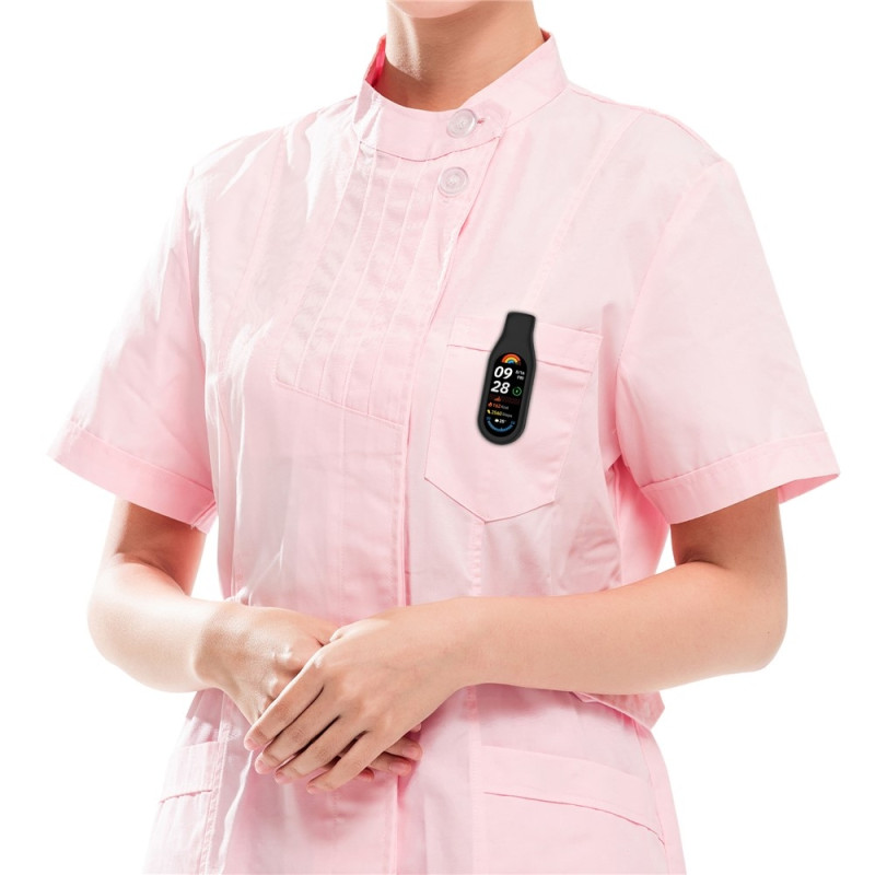 Xiaomi Smart Band 10/9/8 -koteloon, älykellolle, silikonisuojus, pidike - Sininen