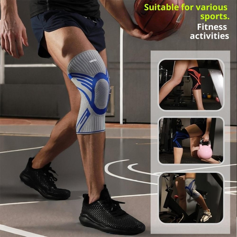 VBOSI 1 pc. Elastic Support for knee Knee support Knee protector Circumference 45-55cm Size L