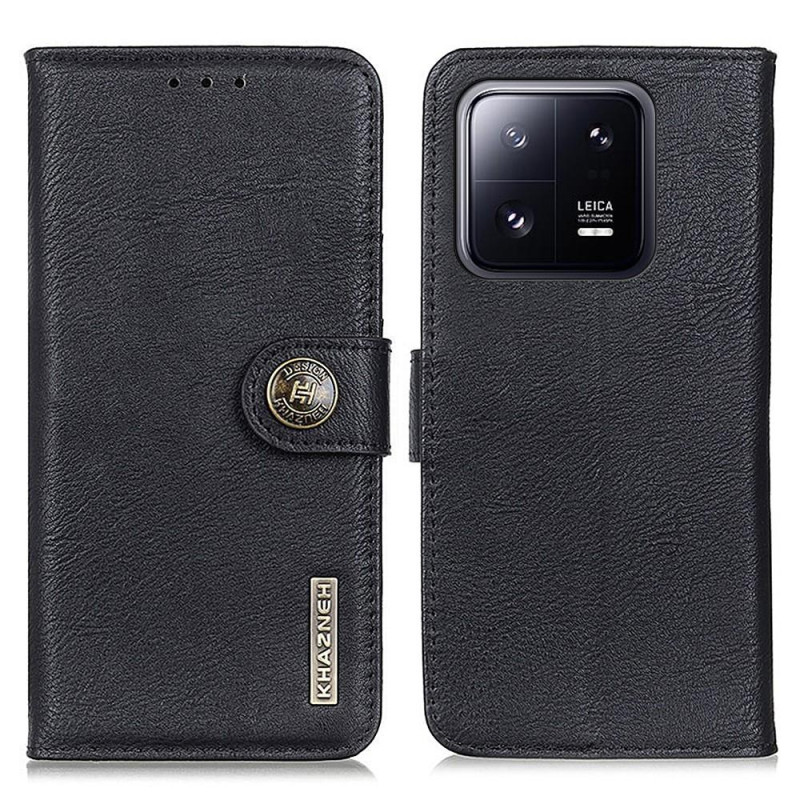 KHAZNEH For Xiaomi 13 Pro 5G Wallet Stand Case - Black