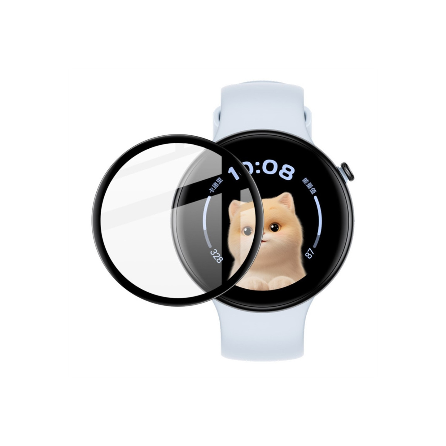 IMAK För Honor Watch Fit Vitality Edition Skärmskydd Reptålig PMMA Klockfilm