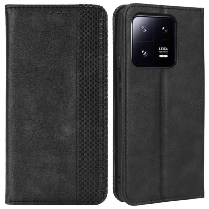 Telefontaske til Xiaomi 13 Pro Fuld Protection tegnebog Cover - Sort