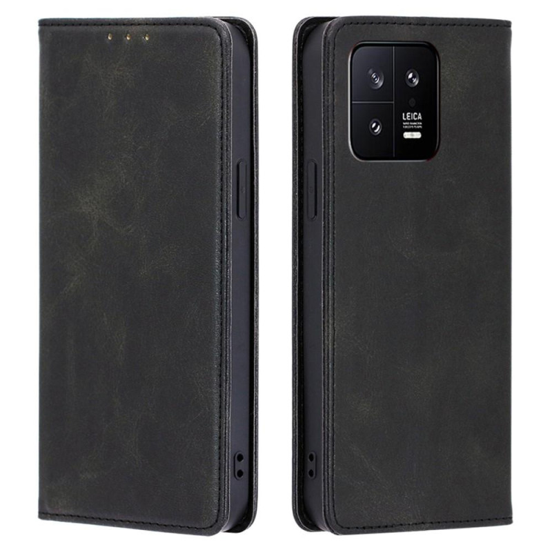 For Xiaomi 13 5G Wallet Stand Phone Case - Black
