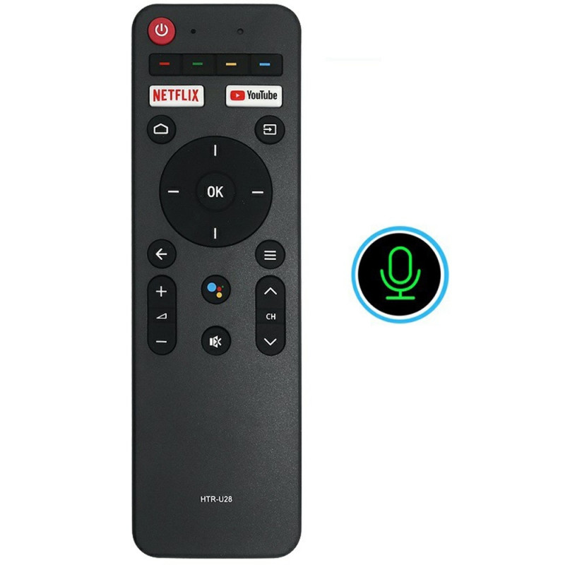 Fjärrkontroll Ersättning HTR-U28 För Haier TV Röststyrd