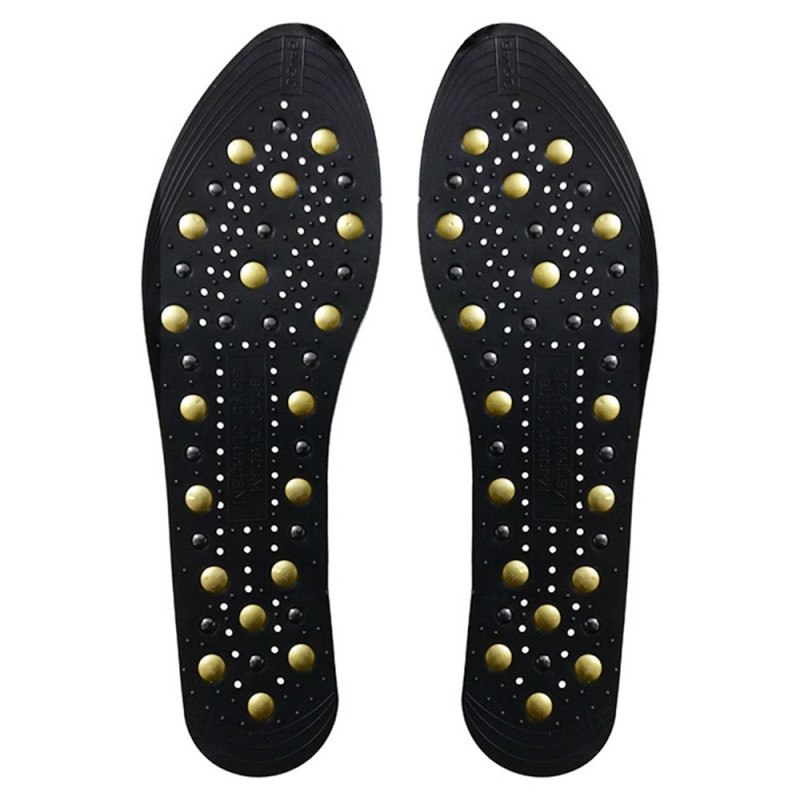 1 Pair Insoles Magnetic Insoles Massage Circulation Acupuncture Foot Massage