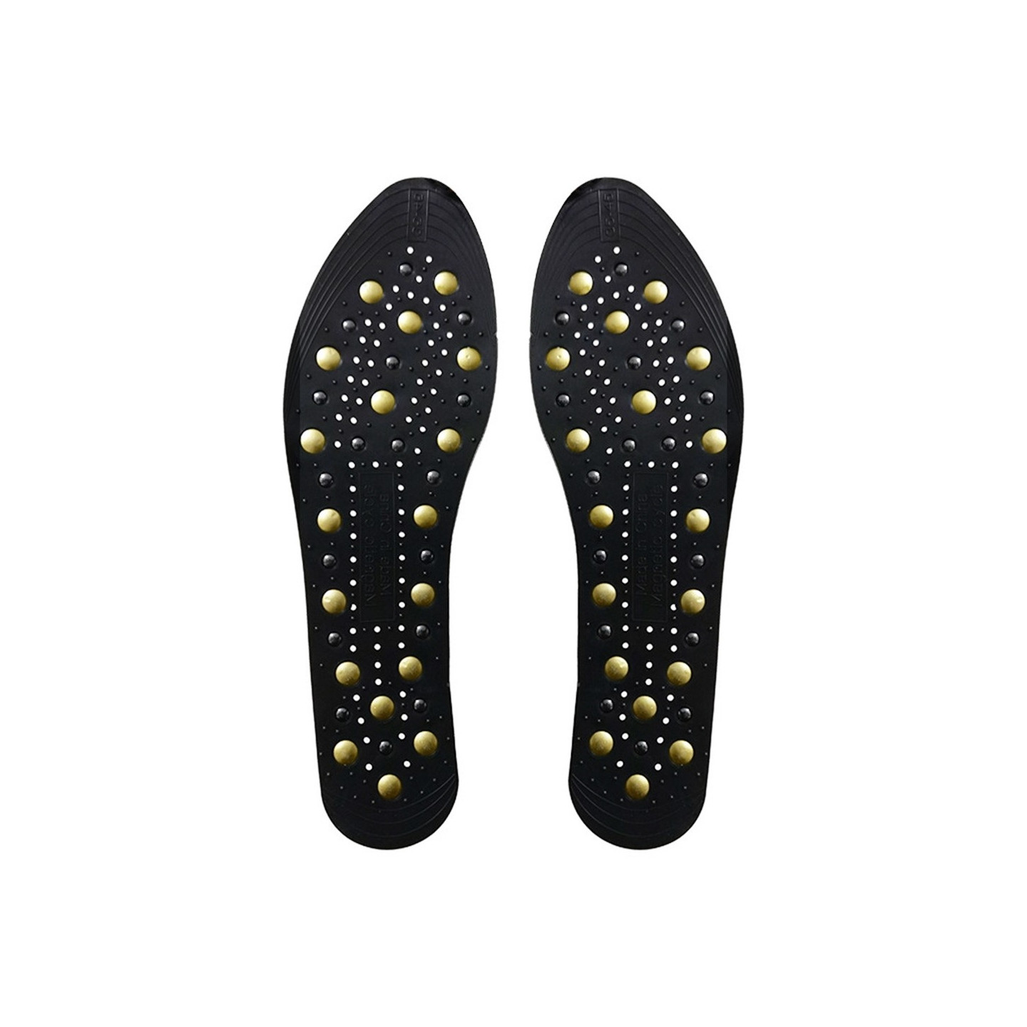 1 Pair Insoles Magnetic Insoles Massage Circulation Acupuncture Foot Massage