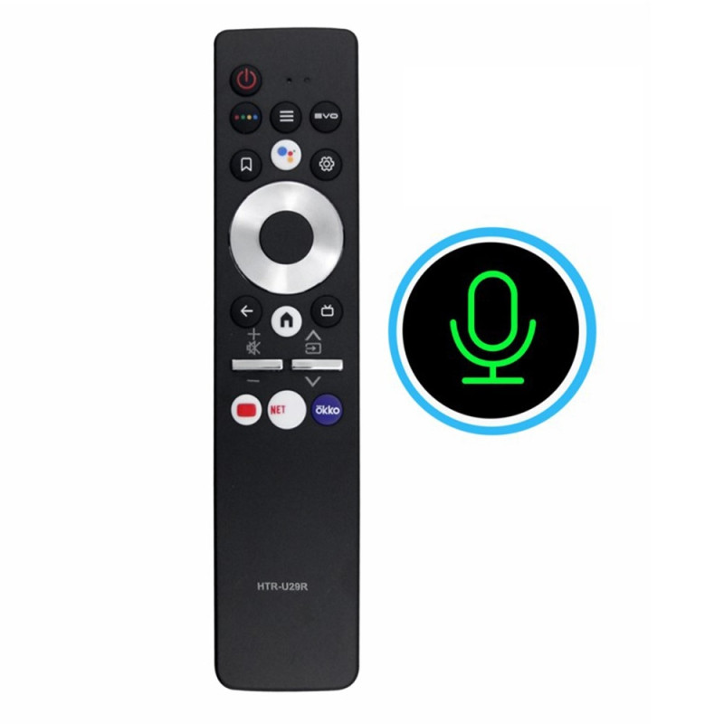 Kaukosäätimen vaihto HTR-U29R Haier-televisiolle, ääniohjattava