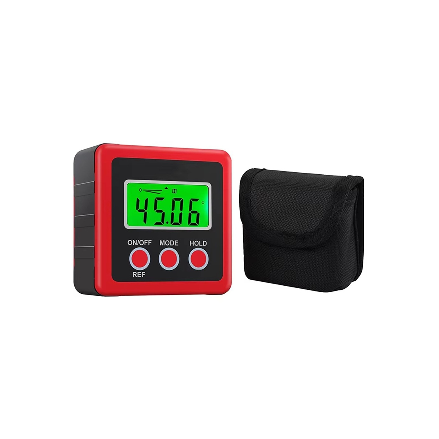3-button digital angle meter magnetic angle gradient spirit level inclinometer