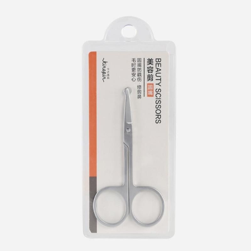 KINEPIN Rostfritt Stål Skönhetssax Mustasch Skägg Näsa Hår Ögonbryn Trimmer Sax