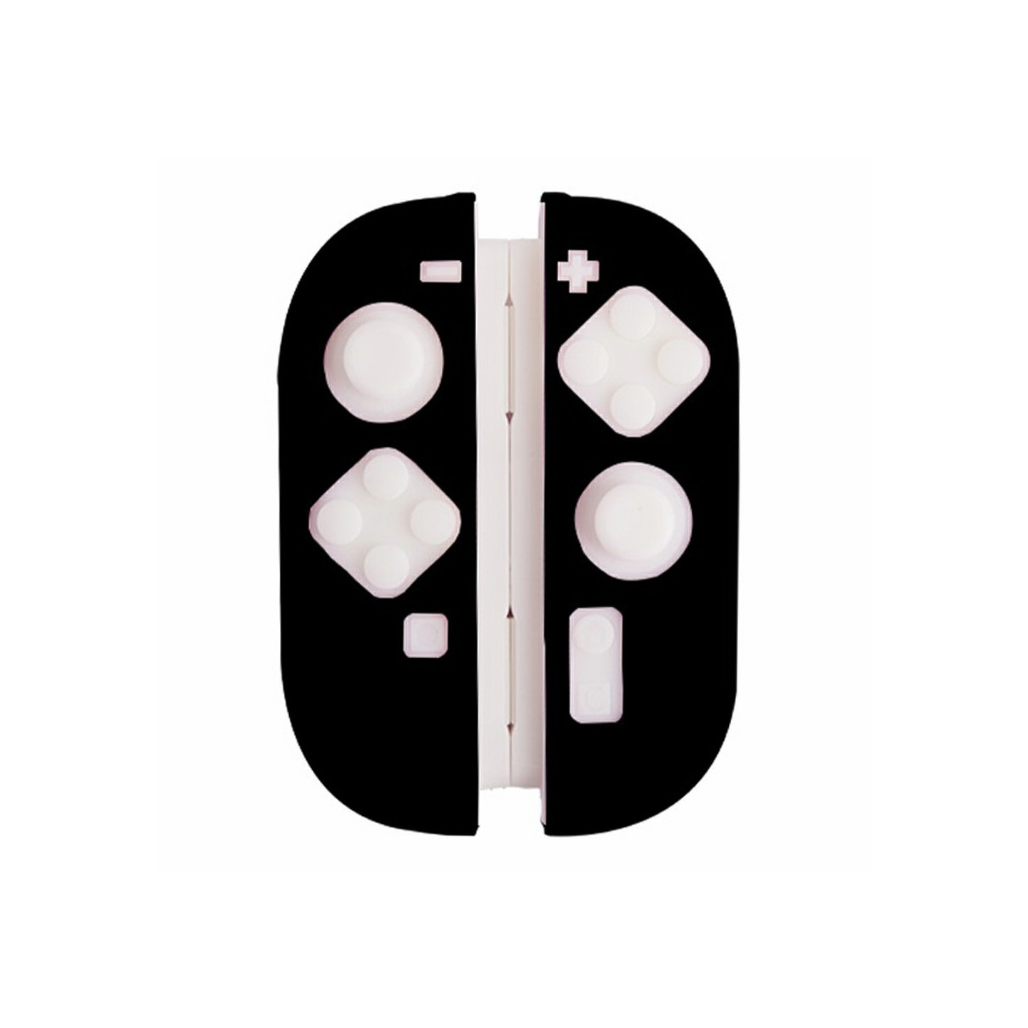 1 par Kompatibel med Nintendo Switch 2 Silikonfodral för handkontroll - Svart