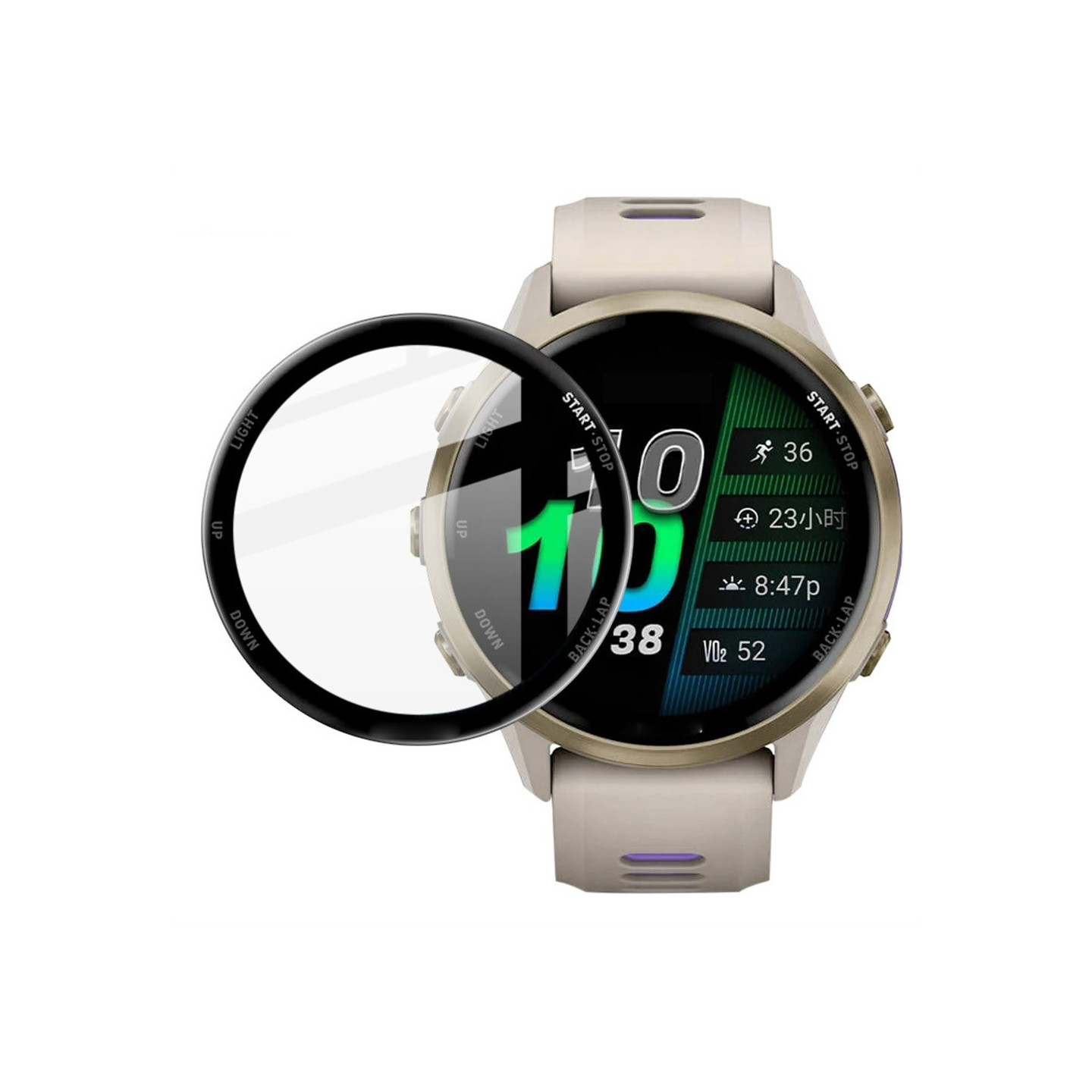 IMAK For Garmin Forerunner 970 Screen Protector Anti Scratch PMMA Watch Film