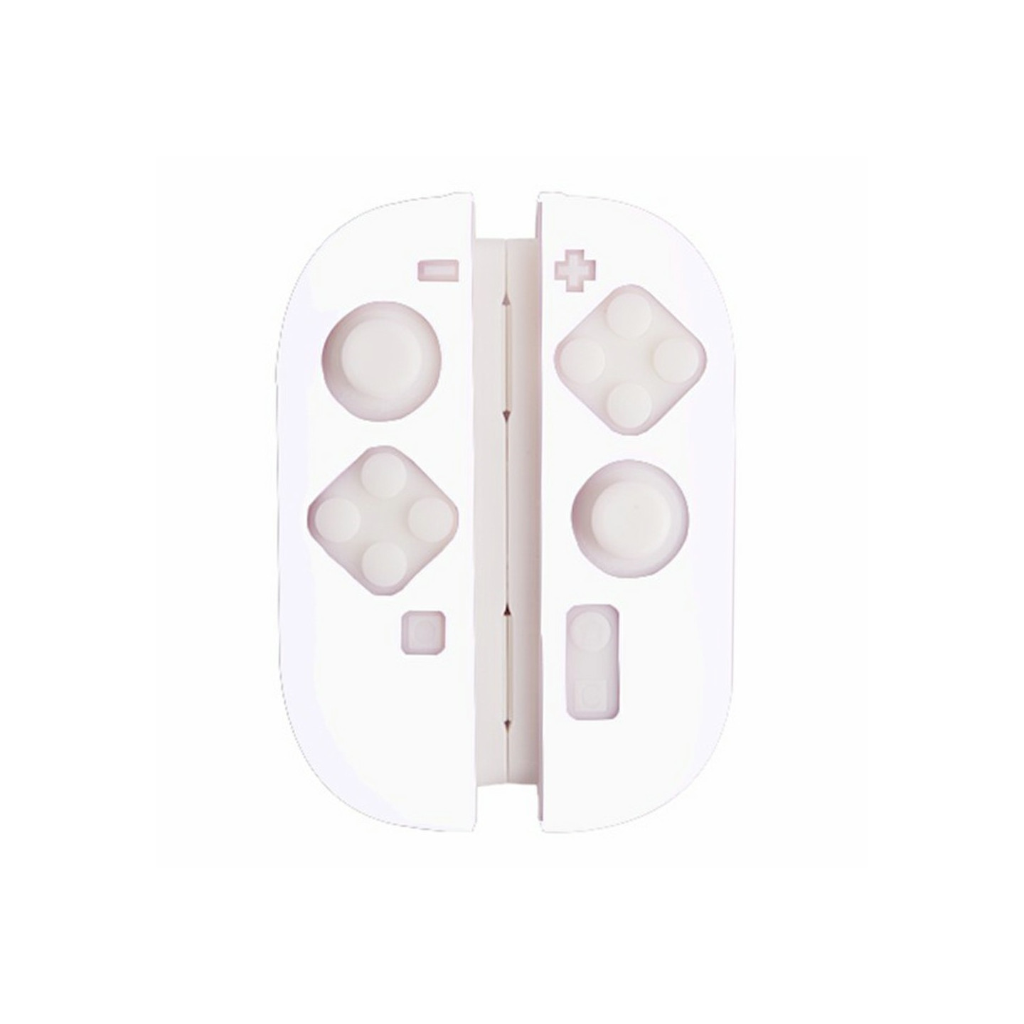 1 Pair Compatible with Nintendo Switch 2 Controller Silicone Case - White