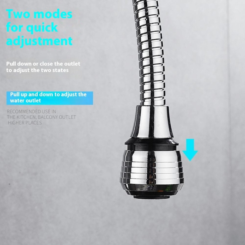 Kitchen Faucet Extender Sink Mixer 360 Degree Swivel Spout