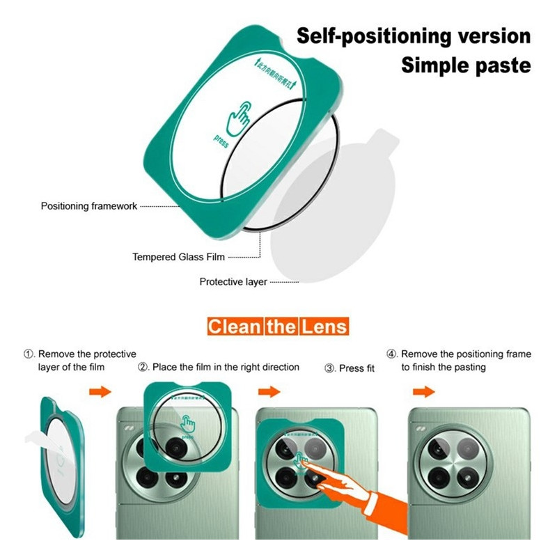 IMAK For Honor Magic7 Pro 5G camera lens protector tempered glass lens film