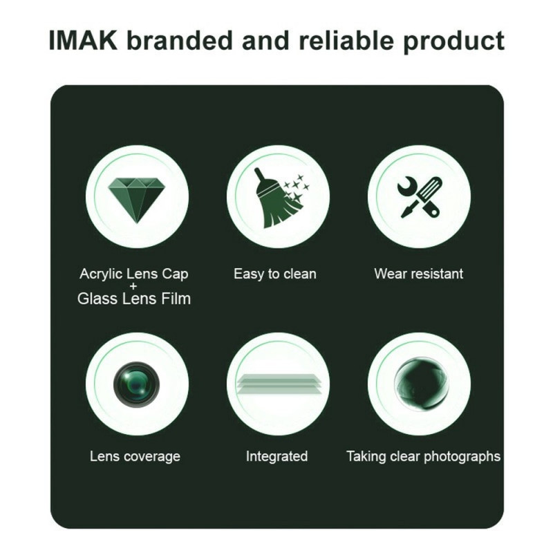 IMAK For Redmi Note 14 Pro 5G camera lens protector tempered glass lens film