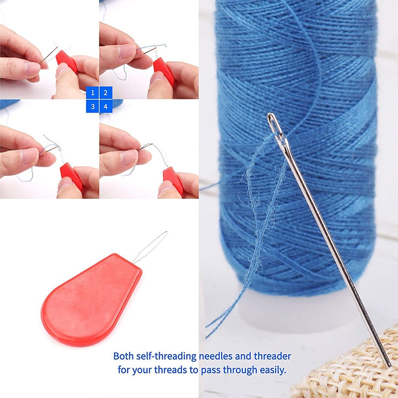 Sewing set for home & travel Thread and needle with threads in multiple colors - set of 172 pieces