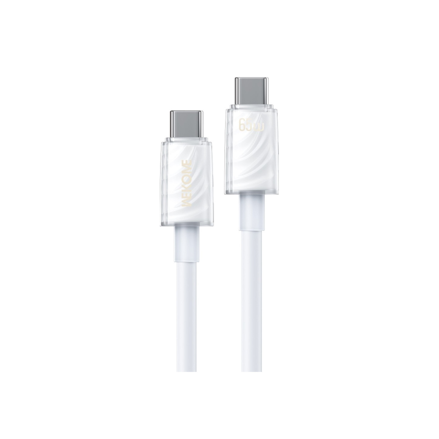 USB-C til USB-C 65W superhurtigt opladningskabel 480 Mbps højhastighedsoverførsel