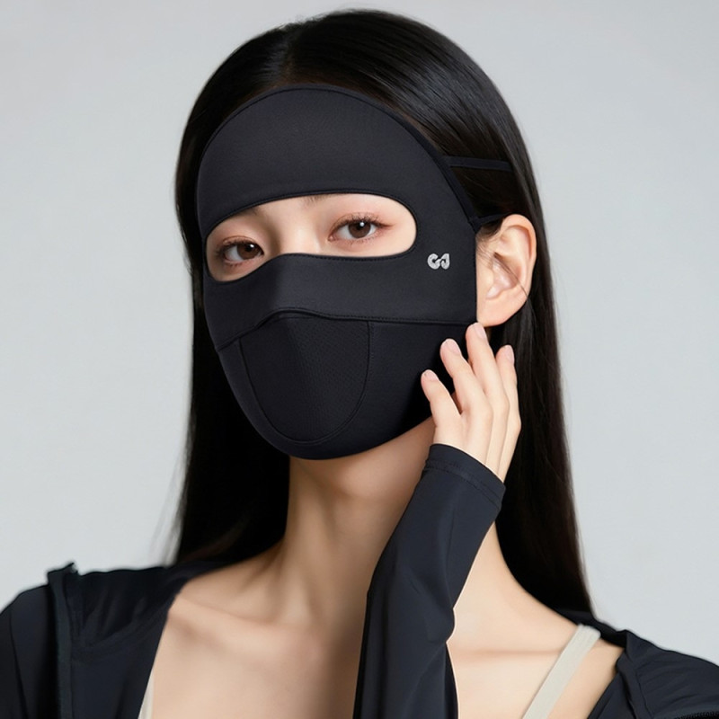 GOLOVEJOY Helmaske Solcreme Silke Ansigtsskærm Ansigtsmaske